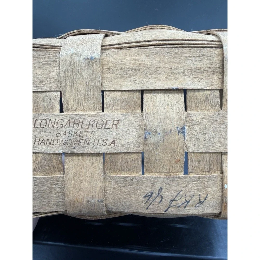 🔑 Longaberger 1986 Small Key Basket 🧺 Vintage Collectible
